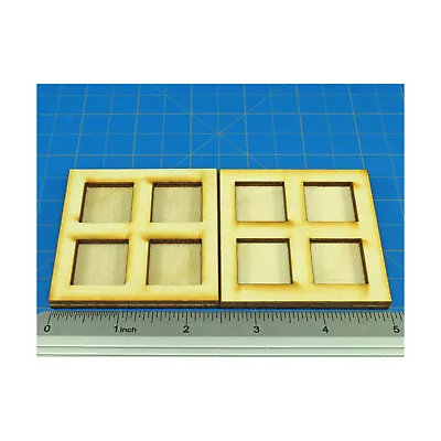 Litko Movement Tray Proxy Tray - 4 Figures 20mm Square Bases New • $7.95