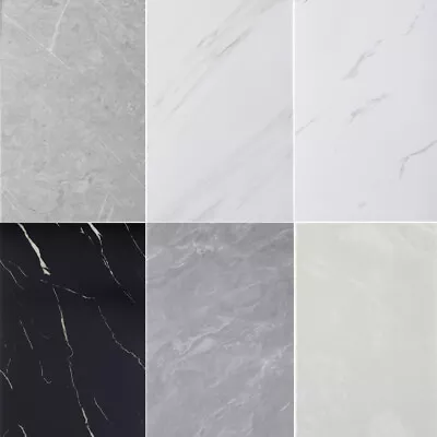 £14.95 • Buy 10x Self Adhesive PVC Marble Tile Stickers Sticky On Kitchen Bathroom Wall Floor