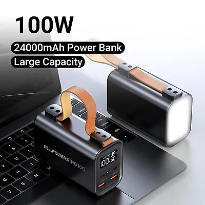 24000mAh  Portable Power Bank With 4 Outputs USB Portable Charger For Cell Phone • $54.04