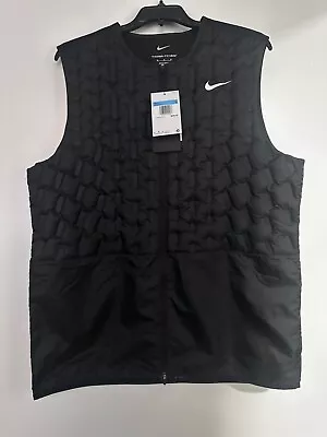 Nike Therma-FIT Repel Men's Full-Zip Down Golf Vest In Black • $150