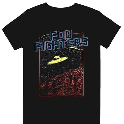 Foo Fighters UFOs European Tour 2015 Black T-shirt F61921 • $8.99