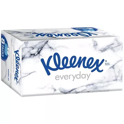 Kleenex Everyday Facial Tissues 8 Packs X 200 Sheets Cleaning Wipes - Made In AU • $25.99