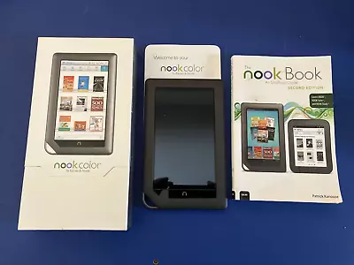 BARNES & NOBLE NOOKCOLOR 8GB EREADER/TABLET. Model BNRV200. BOOK. EXCELLENT • $59.99