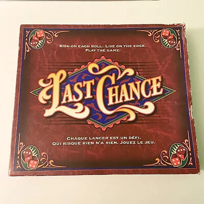 $33.31 • Buy Vintage 1995 Last Chance Dice Board Game Milton Bradley Complete
