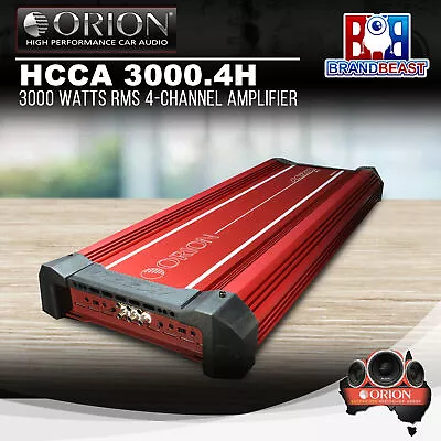 Orion HCCA 3000.4H 3000 Watts RMS 4-Channel Amplifier • $2279.95