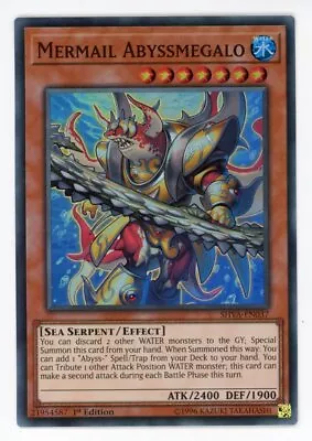 Yugioh SHVA-EN037 Mermail Abyssmegalo Super Rare 1st ED NM/LP • $1.87