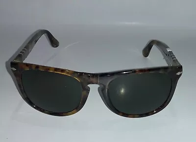 $49.99 • Buy Persol Sunglasses Polarized 3055-S 108/58 Caffe Pre-Owned Made Italy