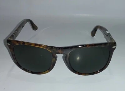 $49.99 • Buy Persol Sunglasses Polarized 3055-S 108/58 Caffe Pre-Owned Made Italy