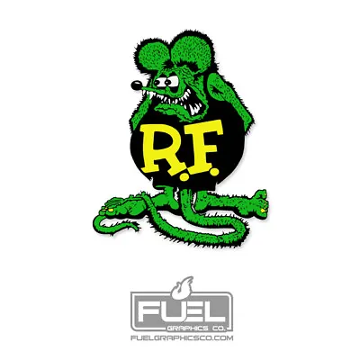 Rat Fink Vintage Automotive Premium Vinyl Decal - Multiple Sizes • $4.88