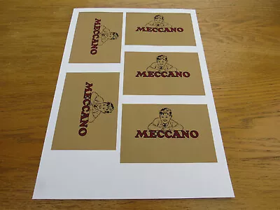 Meccano Small Parts Tin Labels For Set No. 10 - Repro's. Without Numbers • £5.95