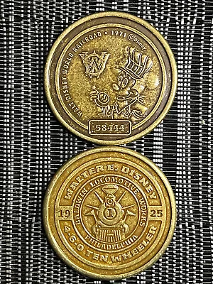 Walt Disney World Train Conductor Mickey 2024 Gold/bronze Medallion Coin • $14.95