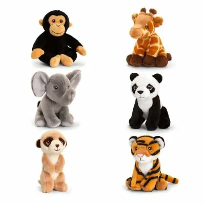 Wild Animals Childrens 100% Huggable & Eco Supersoft Cuddly Toys By Keel 12cm • £9.99