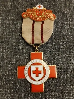 Proficiency In Red Cross Nursing Medal 08746 J Whyte JR GAUNT LONDON  • £15