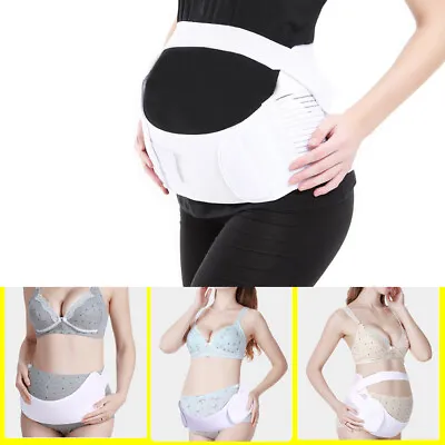 £7.85 • Buy UK Maternity Pregnancy Belt Lumbar Back Support Waist Band Belt Belly Bump Brace