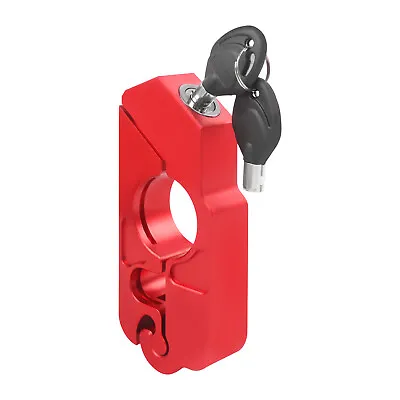 Red Anti-Theft Lock Bike Motorcycle Handlebar Brake Security Lock Accessories • $25.59