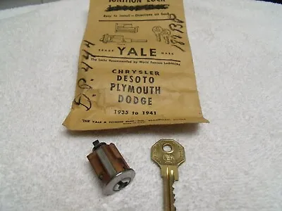 $48.88 • Buy Nos Chrysler Desoto Plymouth Dodge Ignition Switch Lock Cylinder 1935-1941 35-41