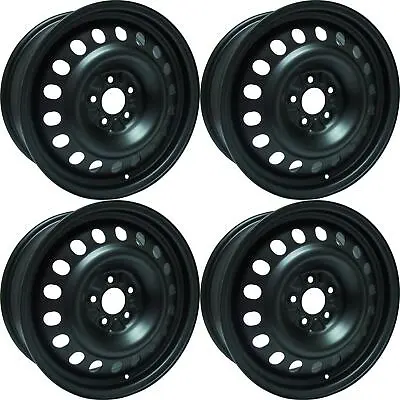 NEW Set Of 4 Wheels 17in Black Fits Ford Lincoln Mercury Volvo OEM Level Rims • $434.71