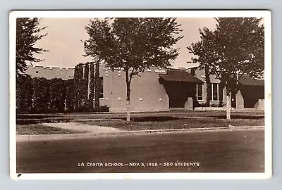 Clovis New Mexico RPPC La Casita School Vintage Real Photo C1938 Postcard • $8.99
