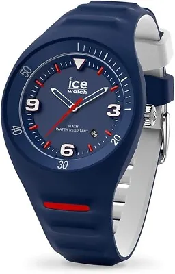 Ice-Watch IC017600 Model Pierre Leclercq IN Silicone Blue Dark And White • £99.72