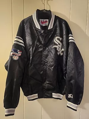 Vintage Starter Chicago White Sox Diamond Collection Snap Down Jacket • $75