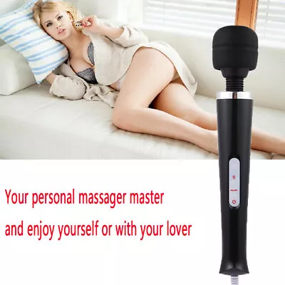 Handheld Massager Wand Vibrating Massage Magic Full Body Therapy Motor 20 Speed • $14.78