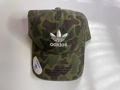 Adidas Originals Women’s Forest Camouflage Hat Adjustable Buckle NWT • £28.90