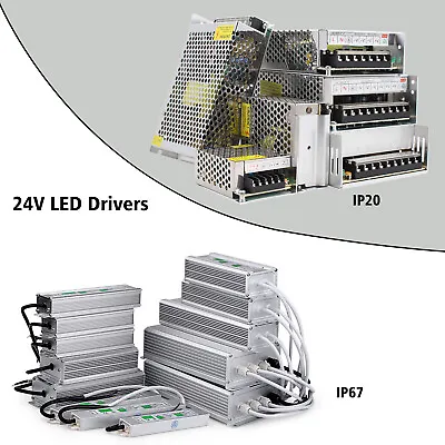 LED Driver Adapter 240V To 24V DC Power Transformer Power Supply For LED Strip • £25.89