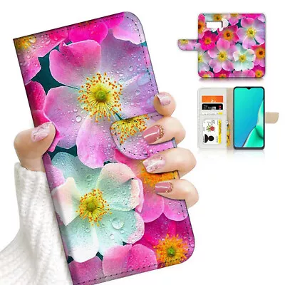 ( For Samsung S7 ) Wallet Flip Case Cover AJ23538 Flower • $12.99