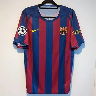 FC Barcelona Samuel Eto'o Retro Jersey 2006 CL Final Men's L • $79