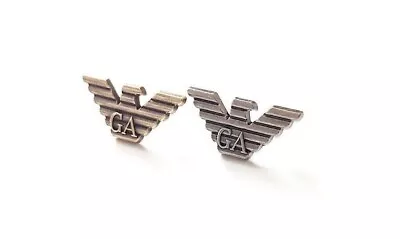 GA Eagle EA Style Alloy Metal Badge With Easy Screw Fitting For Jeans Bags Etc • £12.99