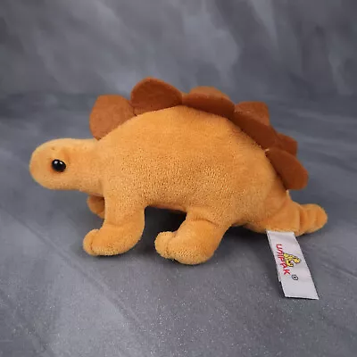 Unipak Dinosaur Plush Stuffed Stegosaurus Orange Brown Dino Prehistoric 2019 • $8.99