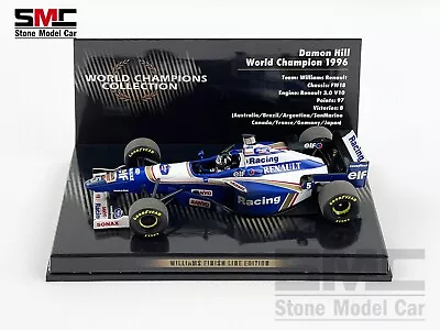 Williams F1 FW18 #5 Damon Hill 1996 World Champion 1:43 MINICHAMPS 436966605 • $119