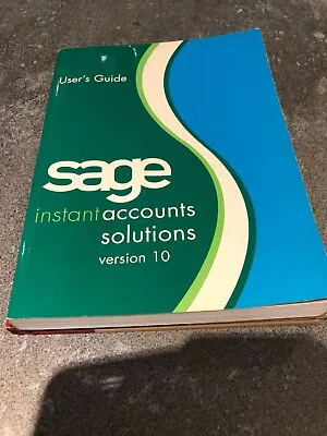 Sage Instant Accounts Solutions Version 10 2004 Business Software Support Used • £5