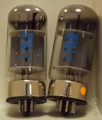 £99.95 • Buy Matched PM Guitar Tubes 6550 Power Valves Pairs Quads Available