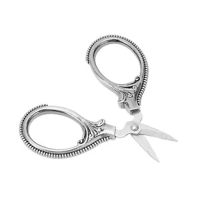 Vintage Pocket Scissors Small Stainless Steel Vintage Needlework Scissor Fo • $32.29