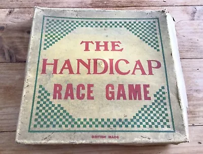 Vintage 30s Horse Racing Game - Tin Plate The Handicap Race Game Reliable Series • £28