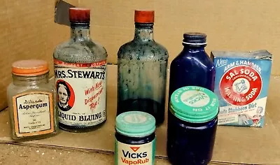 Vintage Medicine Bottles • $15