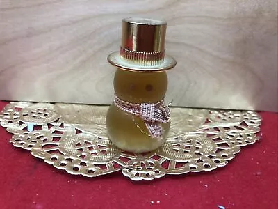 Vintage Avon Snowman Cotillion Perfume With Box Full .25 Fluid Ounce • $10