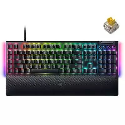 Razer BlackWidow V4-Mechanical Gaming Keyboard (Yellow Switch) [RZ03-04691800... • $299.95