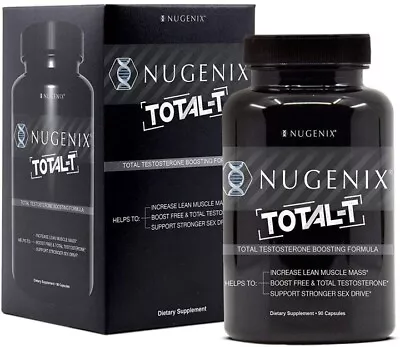 Nugenix Total-T Testosterone Booster  90 Capsules Free Ship Expiry 05/2025 • $58.79