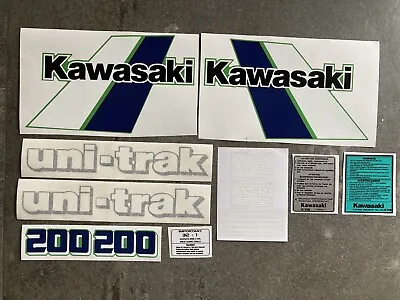 Kawasaki 1984 KDX200 (Green Model)  Full Decal Set/ Sticker Kit • $140