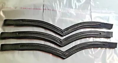$45 • Buy Lot 5 X 1 Leather Empty Channel Softy Padded Bridle Brow-Bands 6 & 8MM Free Ship
