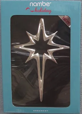 $29.95 • Buy Nambe 8 Point Star Of Bethlehem Ornament New In Box