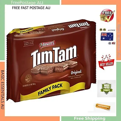 Arnotts Tim Tam Chocolate Biscuits Family Pack 365g • $8.97