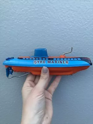 Vintage Gyro Mariner Submarine Sub Tin Toy Hong Kong 9  • $17.82