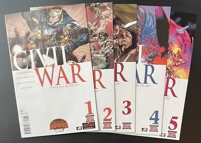 Civil War Secret Wars #1 #2 #3 #4 #5 Complete! Full Run Set! • $7.99