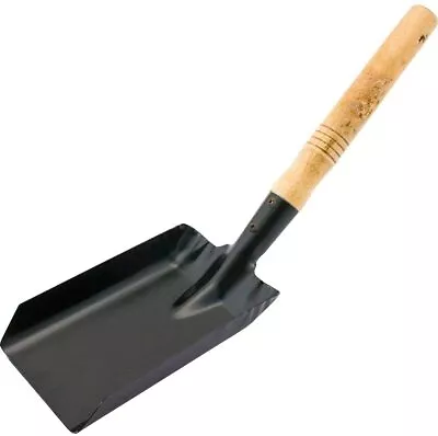 Metal Hand Shovel Dust Pan Coal Garden Leaves Indoor Outdoor Use Wood Handle New • £2.99