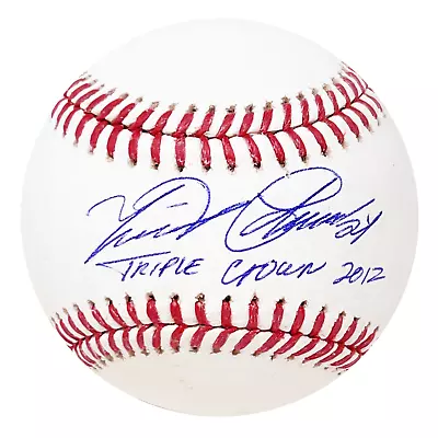 Miguel Cabrera Detroit Tigers Signed Triple Crown 2012 Insc OML Baseball BAS • $399.99