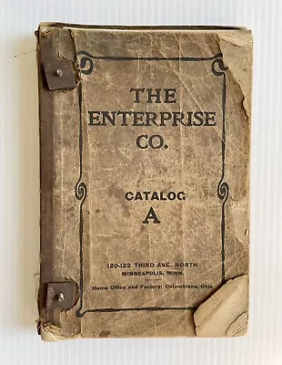 The Enterprise Co Antique Machinery Book Of Catalogs/ Price Lists Columbiana OH • $175