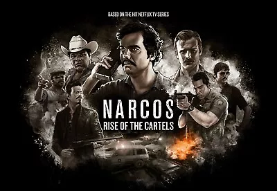 Narcos Tv Show Movie Poster Print Premium Wall Art Size A5-a1 • $5